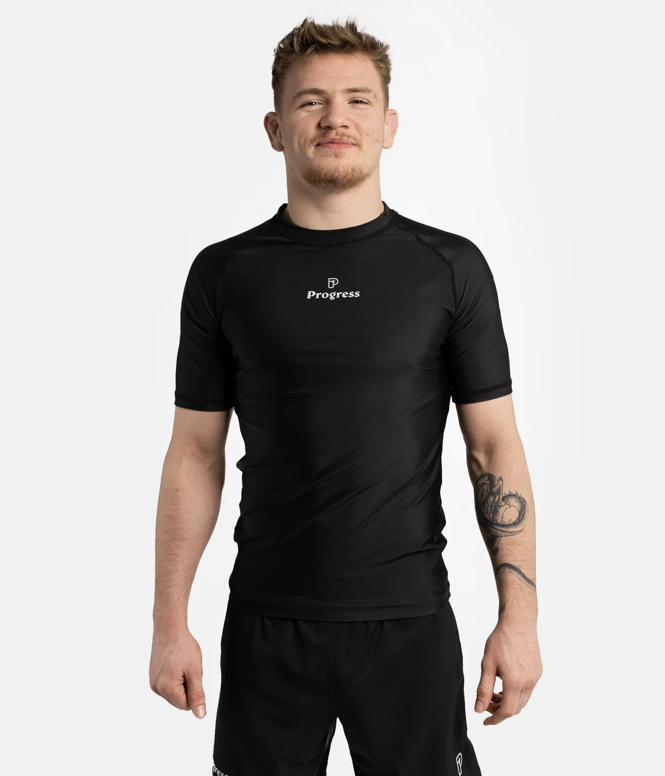 PROGRESS ACADEMY RASHGUARD BLACK