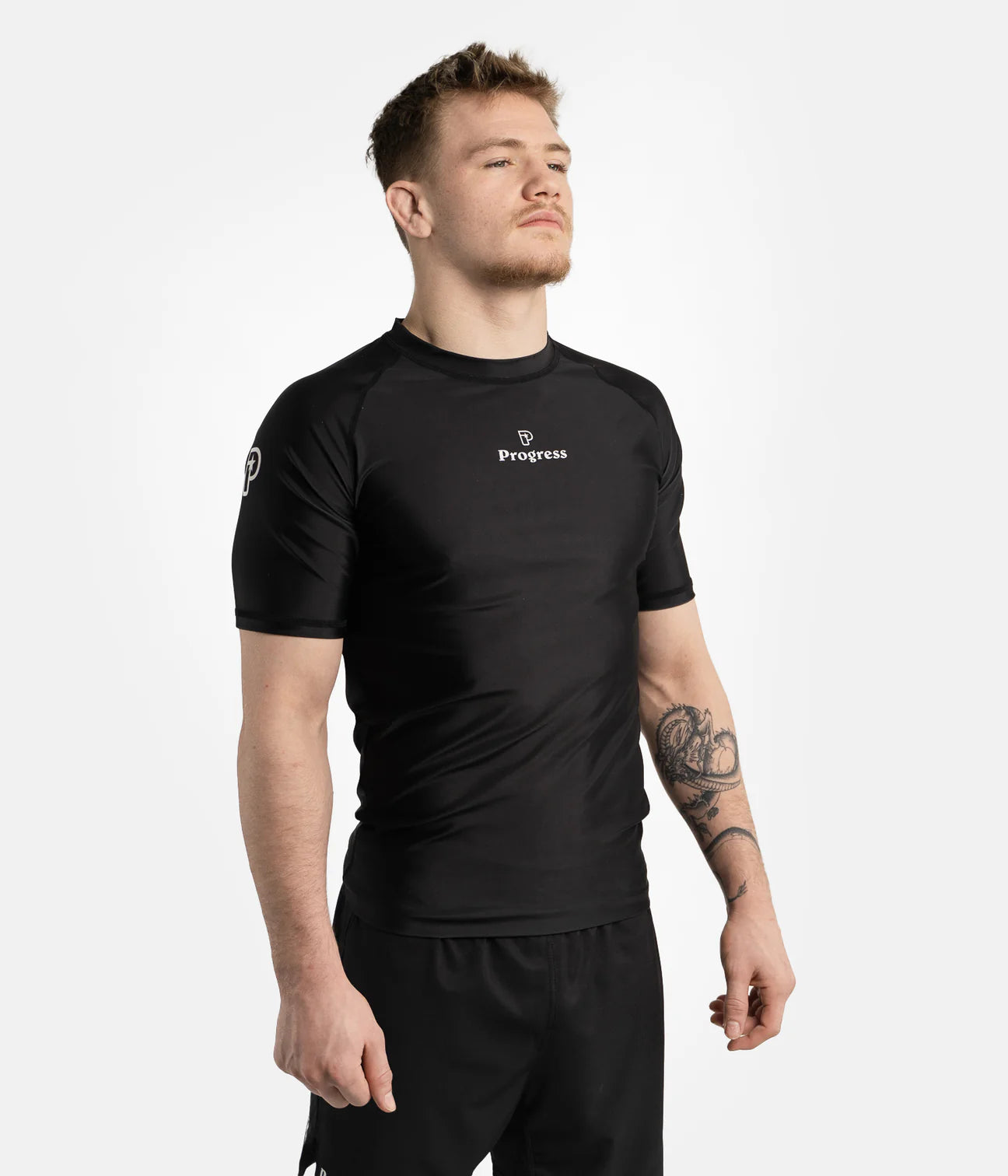 PROGRESS ACADEMY RASHGUARD BLACK