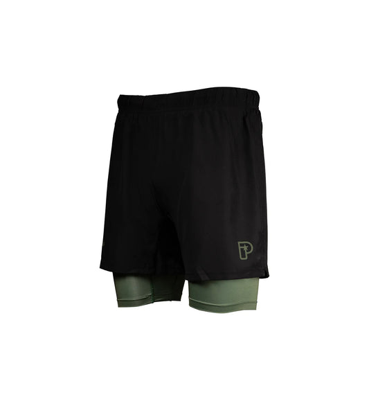PROGRESS ACADEMY+ HYBRID SHORTS BLACK