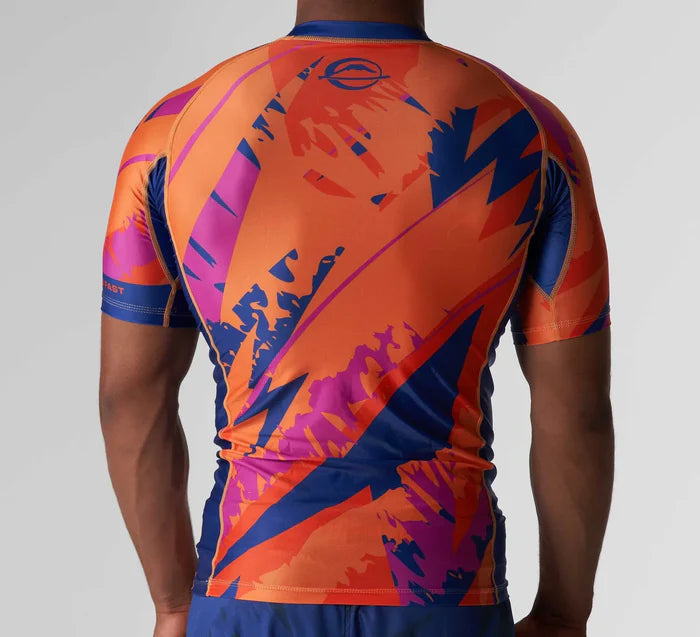 FUJI SPORTS HANZO FLEX LITE RASHGUARD ORANGE