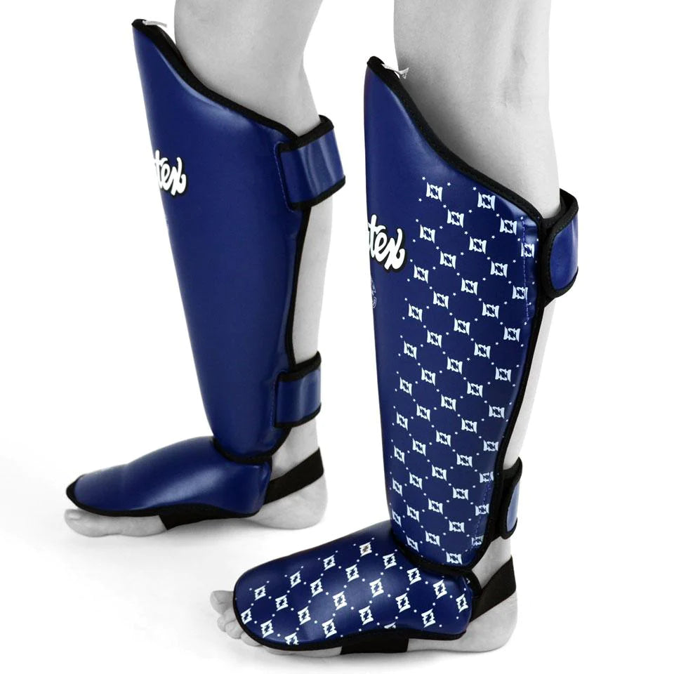 FAIRTEX MUAY THAI SHIN PADS BLUE