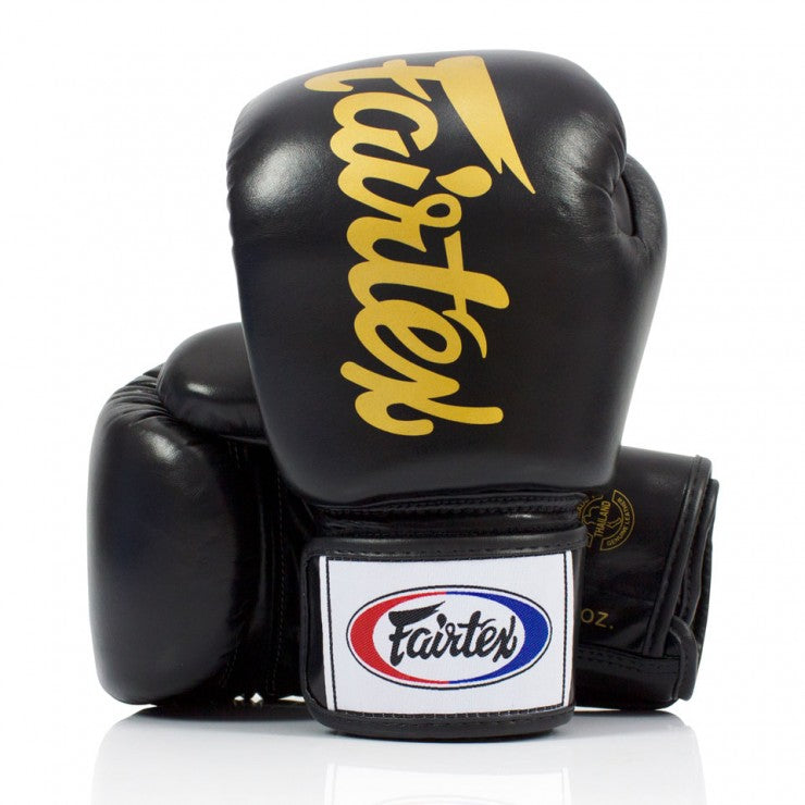 FAIRTEX BGV19 DELUXE BOXING GLOVES BLACK/GOLD