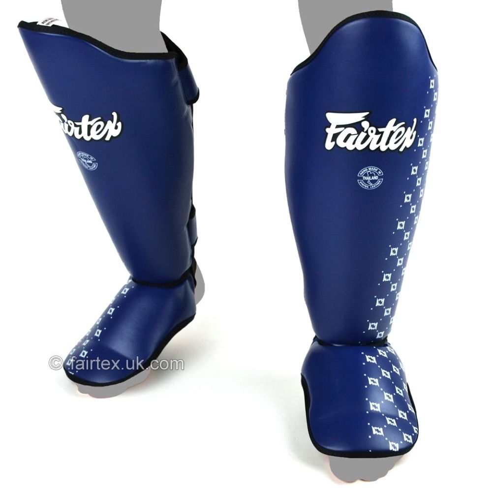 FAIRTEX MUAY THAI SHIN PADS BLUE