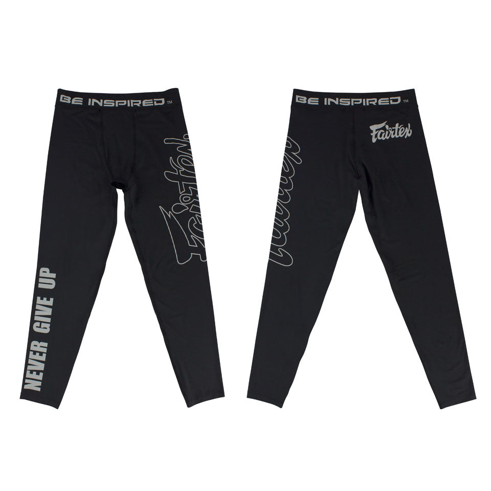 FAIRTEX CP1 BLACK COMPRESSION LEGGINGS