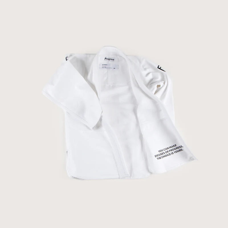 PROGRESS ACADEMY GI(WITH FREE WHITE BELT) WHITE